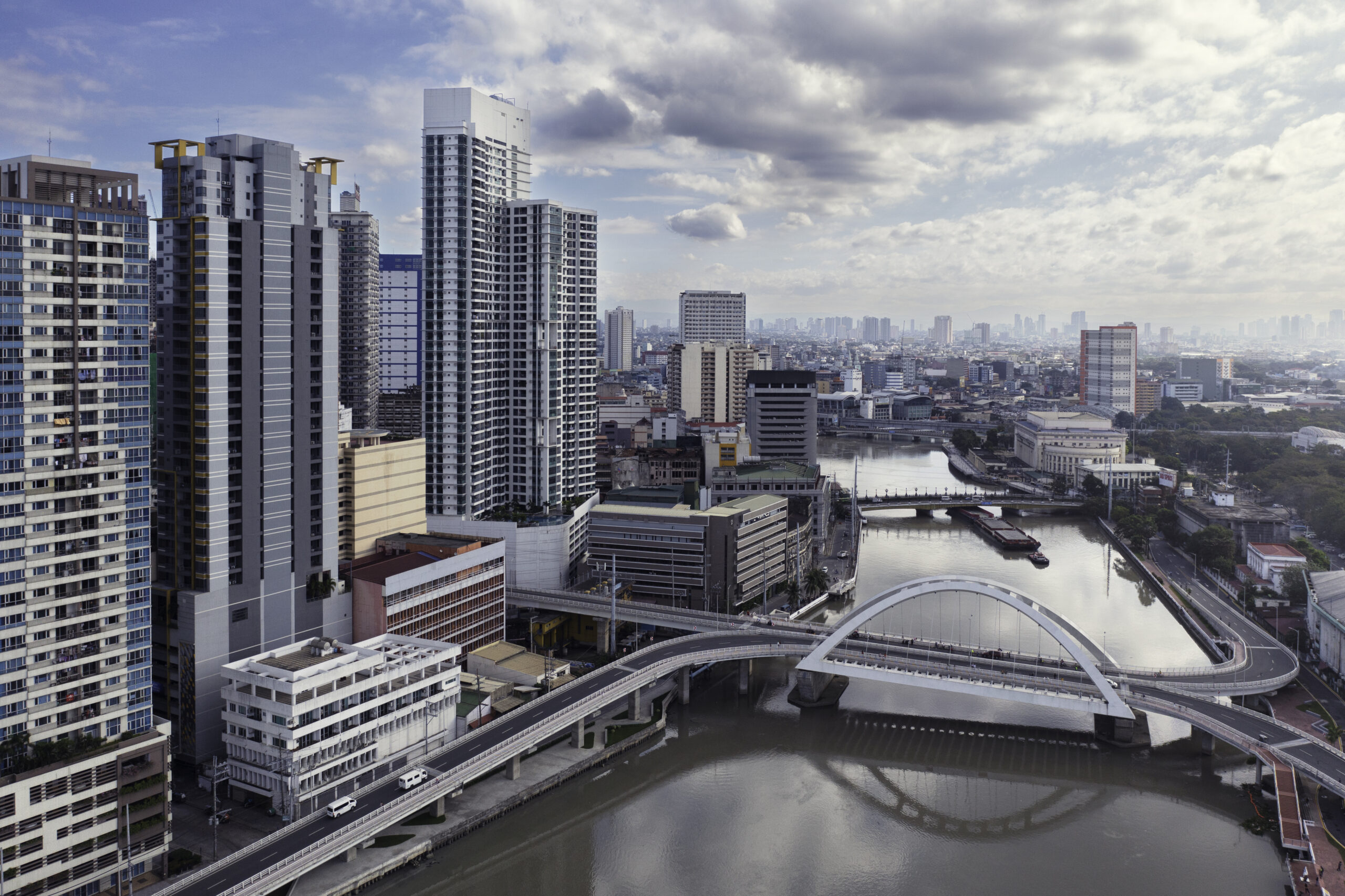 Binondo and Pasig river, Manila